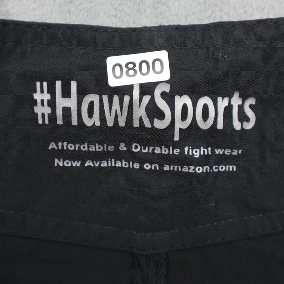 HAWK Sports Short Men L Black MMA BJJ Training Gym Boxing Grappling Kickboxing - Picture 2 of 15